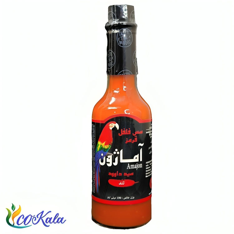 سس فلفل قرمز آماژون برند سید داوود 150 میلی لیتری