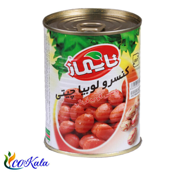 کنسرو لوبیا چیتی تایماز ۳5۰ گرمی