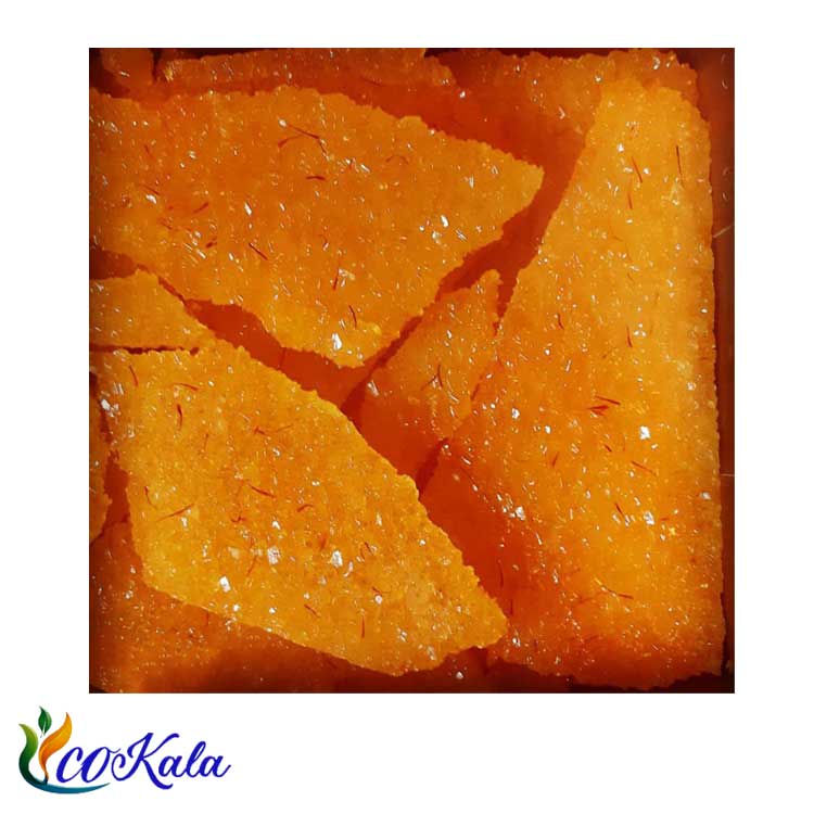 تخته نبات با پر زعفران سامانی 1 کیلویی