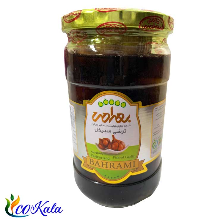 سیر ترشی قرمز بهرامی 620 گرمی