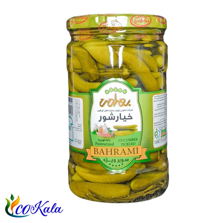 خیارشور فوق سوپر ویژه بهرامی 750 گرمی