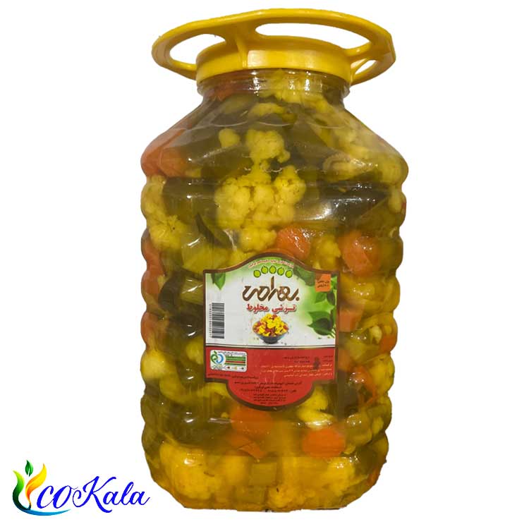 ترشی مخلوط بهرامی پت 10 کیلویی