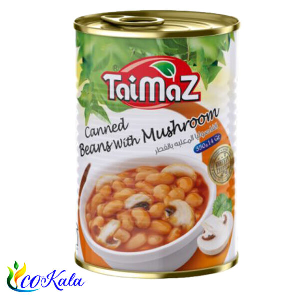 کنسرو لوبیا با قارچ تایماز 350 گرمی