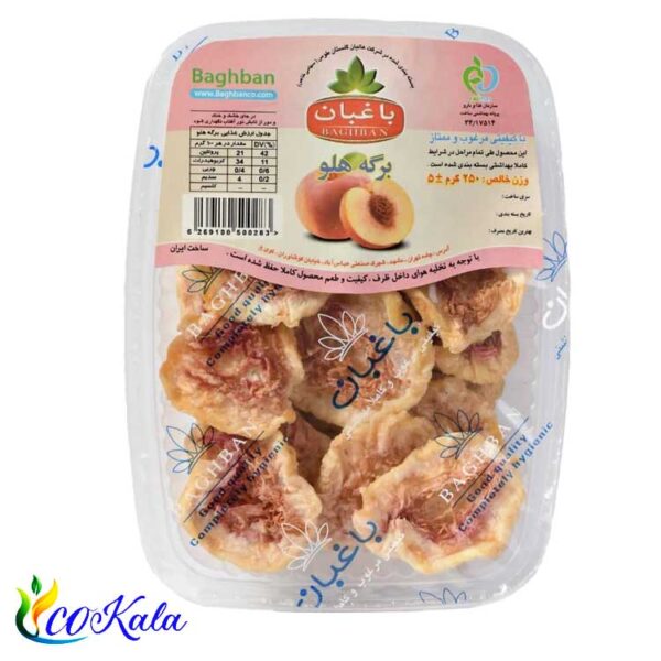 برگ هلو باغبان ۲۵۰ گرمی