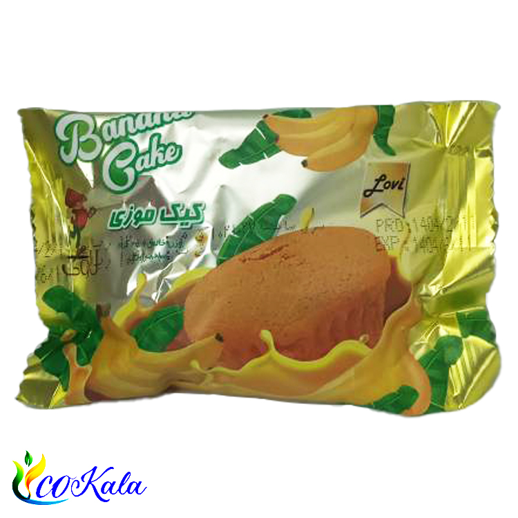 کیک موزی پرتقالی لاوی 45 گرمی