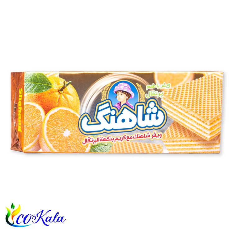 ویفر مانژ پرتقالی شاهنگ 145گرم ویفر مانژ پرتقالی شاهنگ 145گرم