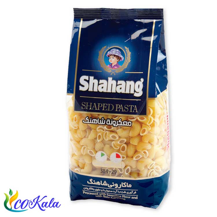 ماکارونی شکلی (فرم زانویی) شاهنگ 400 گرم