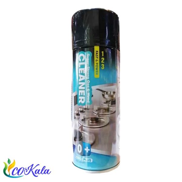 فوم اسپری قوی گاز و هود غیر اسیدی زیرو پلاس حجم 400 میلی لیتر